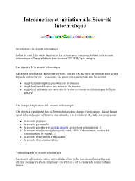 sécurité informatique sur le web pdf