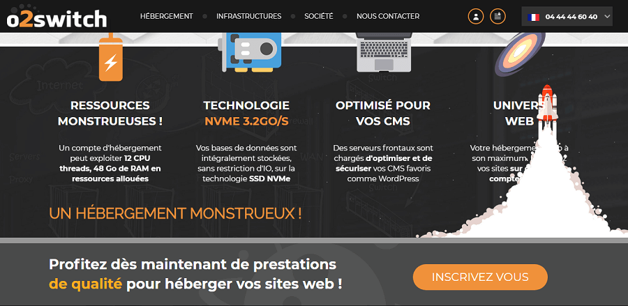 hébergeur le moins cher