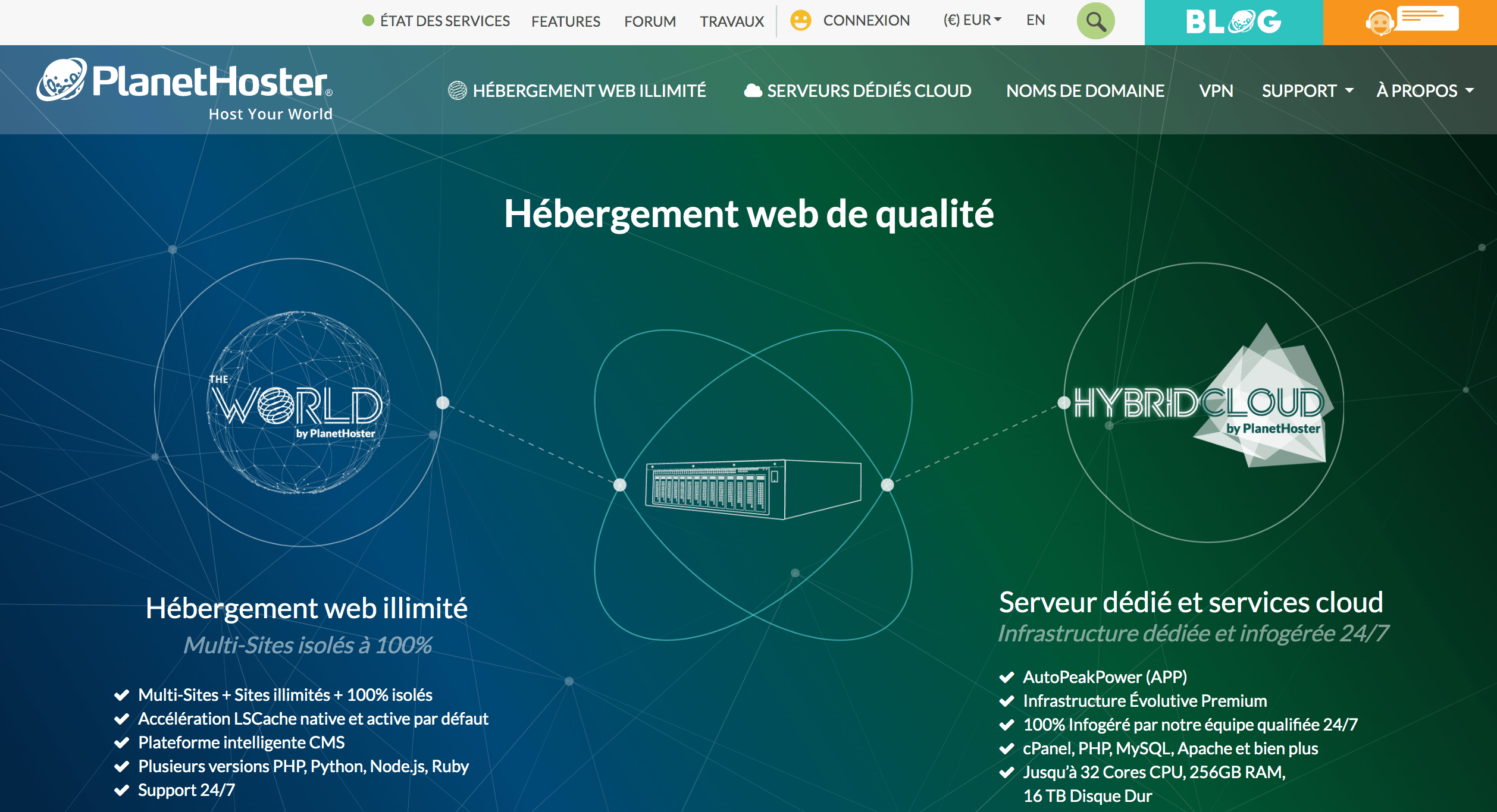 hebergement web illimité