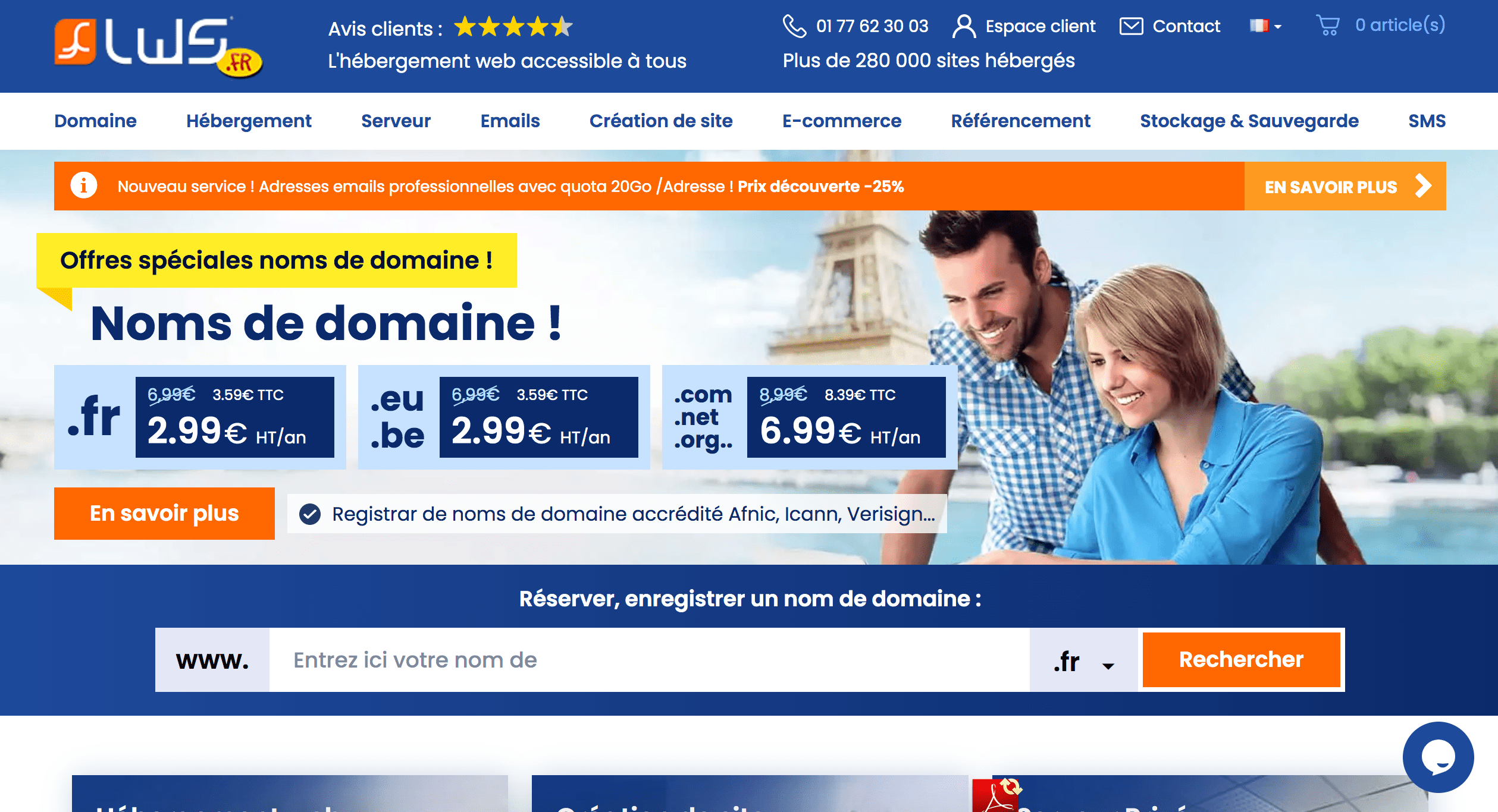 meilleur site d hébergement