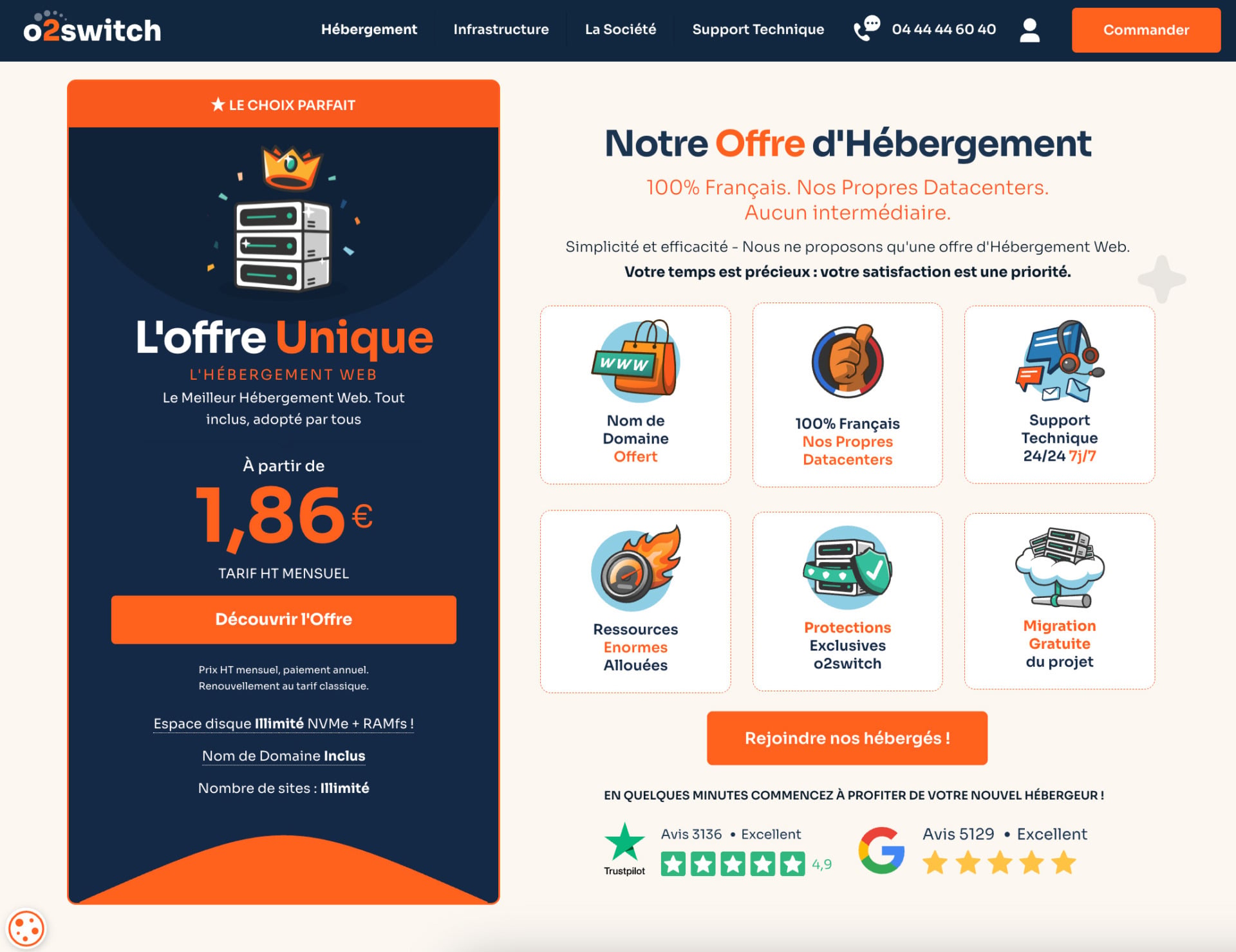 services d hébergement web
