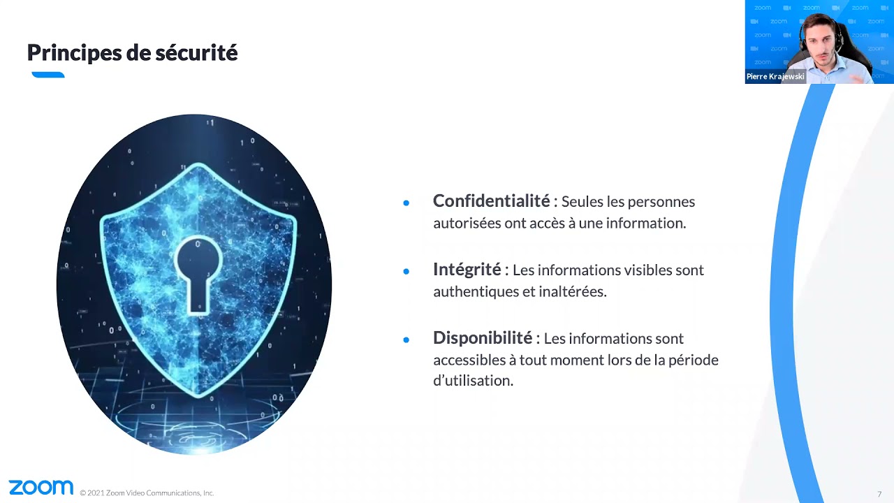 zoom sécurité des données